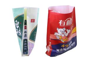 China Chemical Granular Packaging Poly Woven Bags Double Stitched Environmental Friendly factory