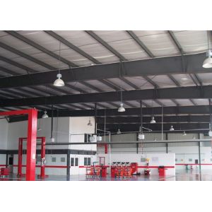 Fireproof Anti Corrosive Galvanized Prefab Steel Workshop