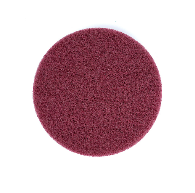 Heavy Duty Red Round Scouring Pad Non-Scratch for Cookware