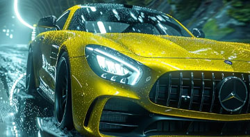 Self Healing Car Paint Protection Film Roll Gold Series Anti Yellow Clear TPU PPF Film For Business / Luxury Design Style