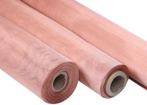 China 100% Pure Copper Woven Wire Mesh Cloth 250mm Mesh OEM ODM factory