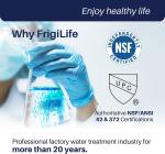 NSF42/NSF53 Certified G E XWFE Refrigerator Water Filter WR17X30702 Ozone