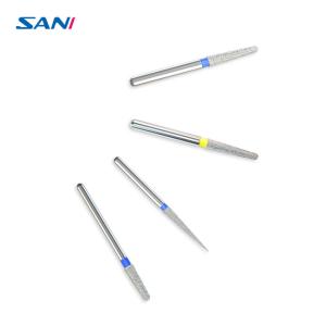 China Silver Stainless Steel Diamond Bur Set Anti Rust For Dental Area factory