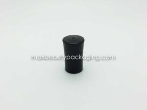 China N1081 glossy black injection nail polish cap nail polish packaging uv coating finish available plastic cap flat brush factory