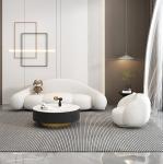 Creative Curved Living Room Sofa Luxury Modern Reception Guest Sofa