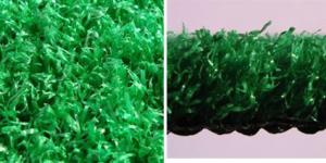 China Army Green Poly Propylene Fake / Artificial Grass Lawn Rug for Park, Playground, Hospital factory