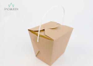 China Food Pails Paper Takeaway Boxes Recyclable To Go Containers Water Resistant factory