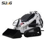 Diesel Crawler Wheel Mini Skid Steer Loader Earthmoving 500kg 400kg