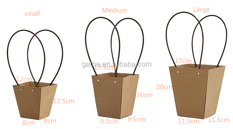 Black Customized Color Printed Luxury Cardboard Paper Flower Rose Pack Box Bags Valentine'S Day Gift Packaging