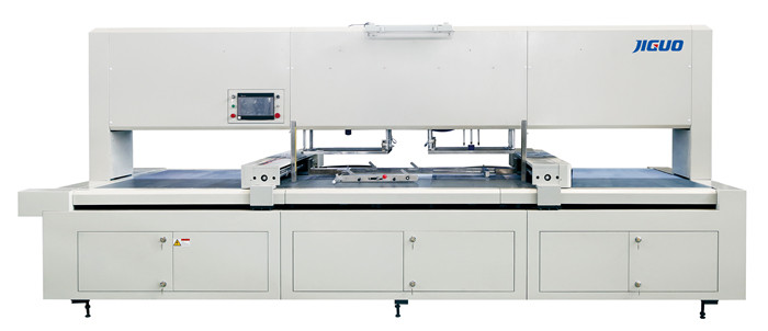 JIGUO Corrugated Box Machines 400×400mm Double Head Automatic Blanking Machine