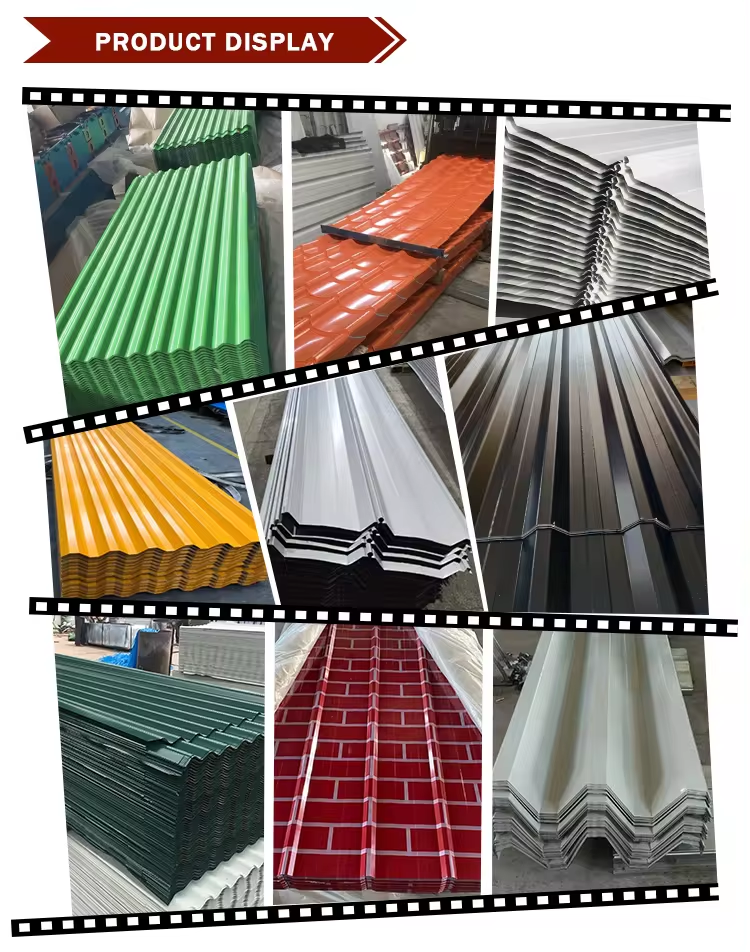 PPGI ASTM Prepainted Color Coated Roofing Steel Sheet Galvanized Corrugated Roof Sheet Flat Sheet Cold Rolled Hot Rolled Grad