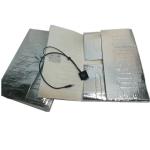 12V Aluminum Foil Heating Pad Size 25x25cm 30x30cm 35x35cm For Food Delivery