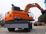 DH130 DX130 Second Hand Excavator Digger With Dozer Wheel Crawler Machine
