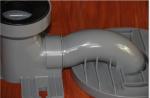 Closestool Shifter Toilet Sewage Pipe , Toilet Siphon Road Outfall Tube