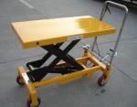 Heavy Weight Manual Lift Table , Materials Handling Small Hydraulic Lift Table