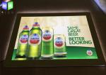 LED Lightbox Display , Indoor Wall Mounted Crystal LED Light Box For Beer Sign