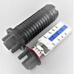 6 Ports 144 Core 4 trays Fiber Optic Splice Enclosure Dome ABS Material