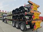 Semi Truck Trailer Container Chassis with 1310mm Wheel Base and Wabco Relay