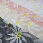 Soft Material Swiss Embroidery Cotton Voile Lace Fabric For Clothing