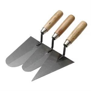 China Stainless Steel Bricklaying Knife Concrete Hand Brick Trowel Plastering Trowel factory