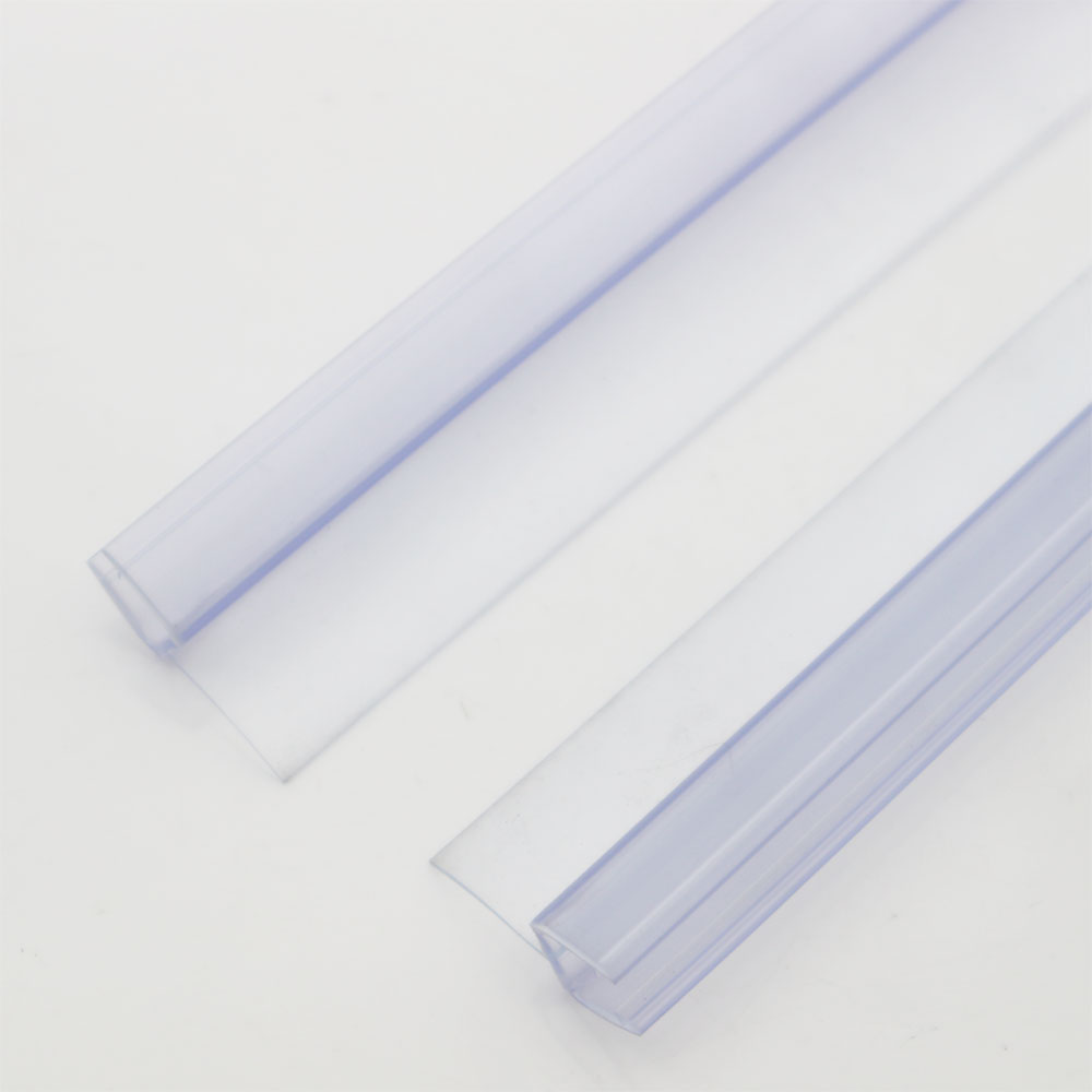 Modern Design 8-12mm Clear PVC Water Seals Strip for Shower Screen Long Lift Function