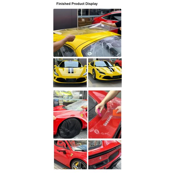 Self Healing Car Paint Protection Film Roll Gold Series Anti Yellow Clear TPU PPF Film For Business / Luxury Design Style