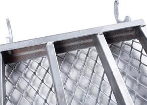 China Silver Steel Scaffold Planks Catwalk Scaffolding Aluminum Walk Boards factory
