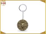 Personalized Small Metal Key Chain Rings For Collections Gifts Skull Shaped