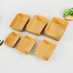 Recyclable Food Kraft Takeaway Boxes Bulk Take Out Containers Kraft Paper
