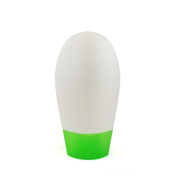 Oval PP Sunscreen Cream Bottle with Single Shell Cap for Empty Packaging in 30g and 50g Sizes