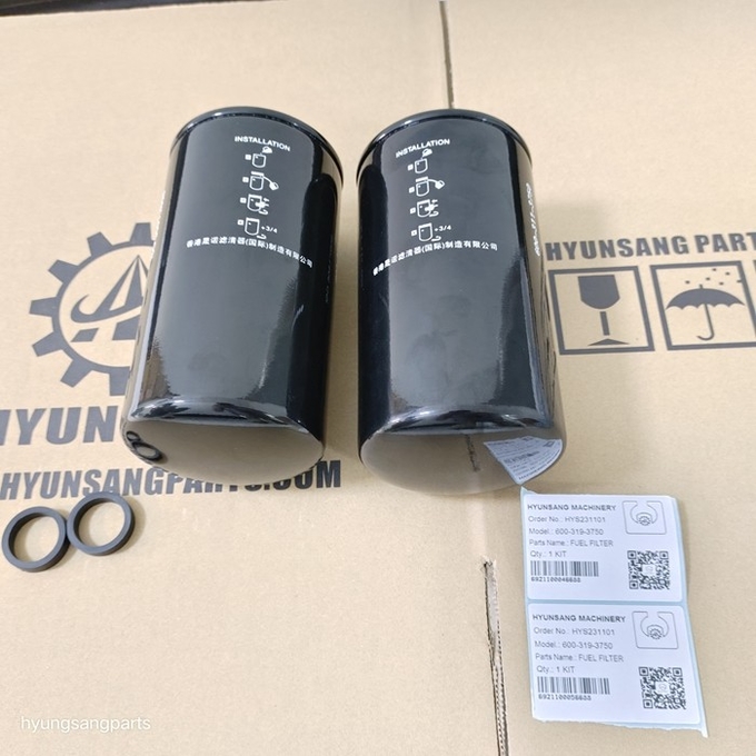 Excavator Fuel Filter 600-319-3750 6003193750 600-311-3750 6003113750 For PC210 PC220 PC240