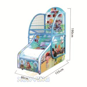 China Coin Operated Game Street Basketball Arcade Game Machine Kids Basketball Shooting Machine No Reviews Yet factory