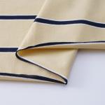 Environmental Soft Skin-Friendly Personalised Striped Knit Fabric For T-shirt