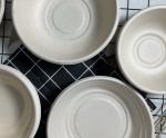 Biodegradable Disposable Paper Bowl, Wheat Straw Fast Food Bowl