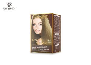 China 4 / 33 Shades Permanent Hair Color Cream , Family 100 % White Hair Dye Kit factory
