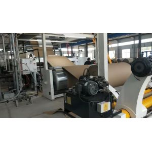 3 Layer Corrugated Cardboard Production Line Electric Driven Carton Box Making