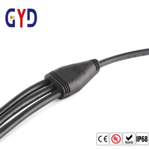 China 3 Way Splitter Electrical IP67 Waterproof Cable Connector Black White factory