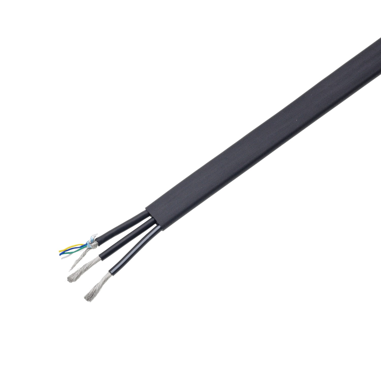 2mm Diameter Customized Wire Cable With Aluminum Foil Shielding