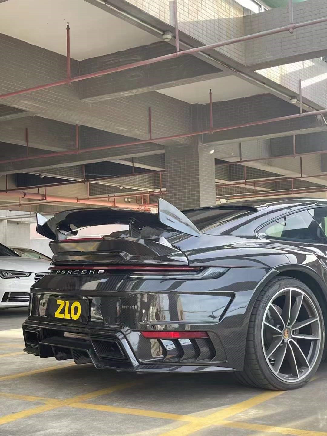 For Porsche 911 992 Body Kit 911 992 Upgraded TopCar Style Front and Rear Bumper Spoiler Body Kit