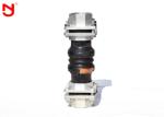 Q235 Hydraulic Flexible Pipe Connectors Rubber Vibration Reduction With Bolt