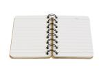kraft hard cover offset printing side double spiral bound book printing service