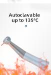 Straight Nose Dental Handpiece Unit 0.3-0.35Mpa With Air Motor