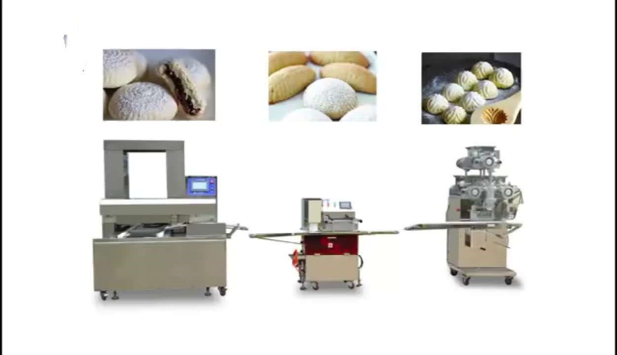 China 304 Stainless Steel Mooncake Maamoul Making Machine 30-120pcs/Min factory