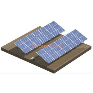 China Cement Flat Roof Solar Mounting System factory