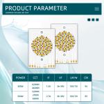 COB 3856 300w CCT 620nm/460nm/520nm/2700K /6500K Color COB LED Chip Lamp Beads