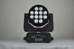 12X15W RGBWA+UV 6 in 1 LED Moving Wash Light For KTV ,Party , Concert ,Festival