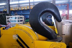 China European Type Overhead Gantry Hoist Forged Block Double Crane Hook C Shaped factory