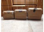 4 Wheels Travel Cross 3 Piece Suitcase Set Waterproof ABS Material With Oxford