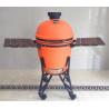 Buy cheap Round Orange Glazed BBQ 54.6cm Kamado Ceramic Grill from wholesalers