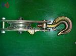 Casting Steel Wire Rope Pulley Wheel Sheave Hook Type Hoisting Lifting Block